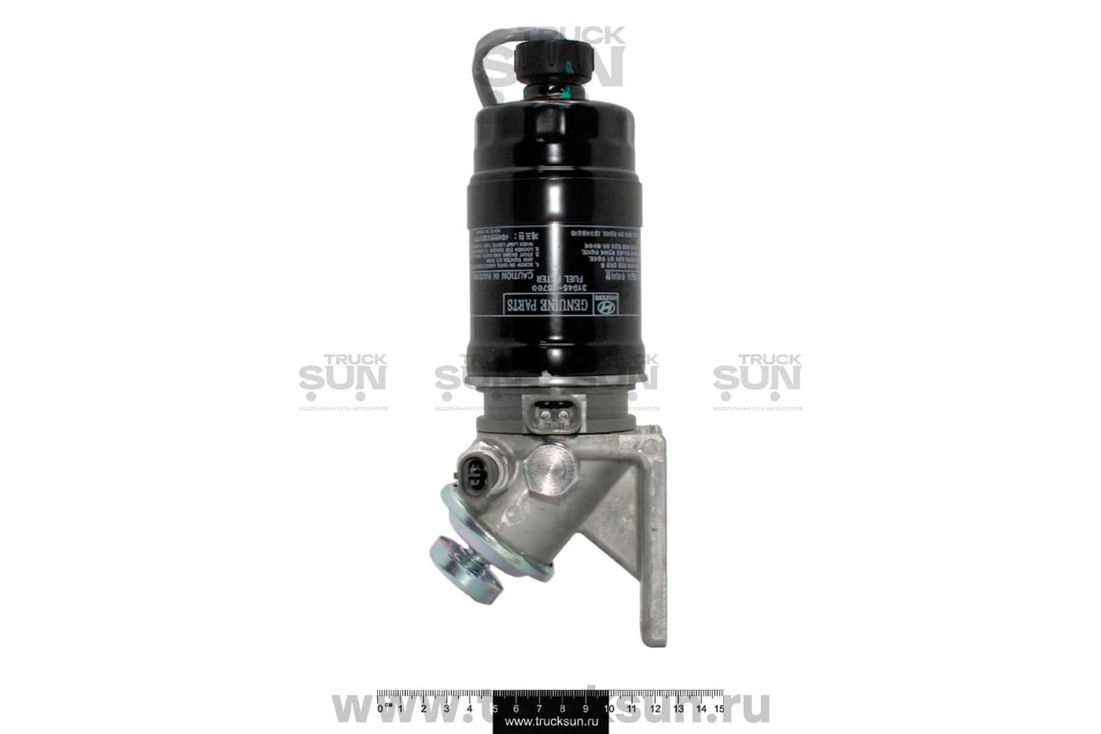 Кронштейн фильтра топливного в сборе с фильтром D4DD HD78 (31940-45700), изображение 2 из 3