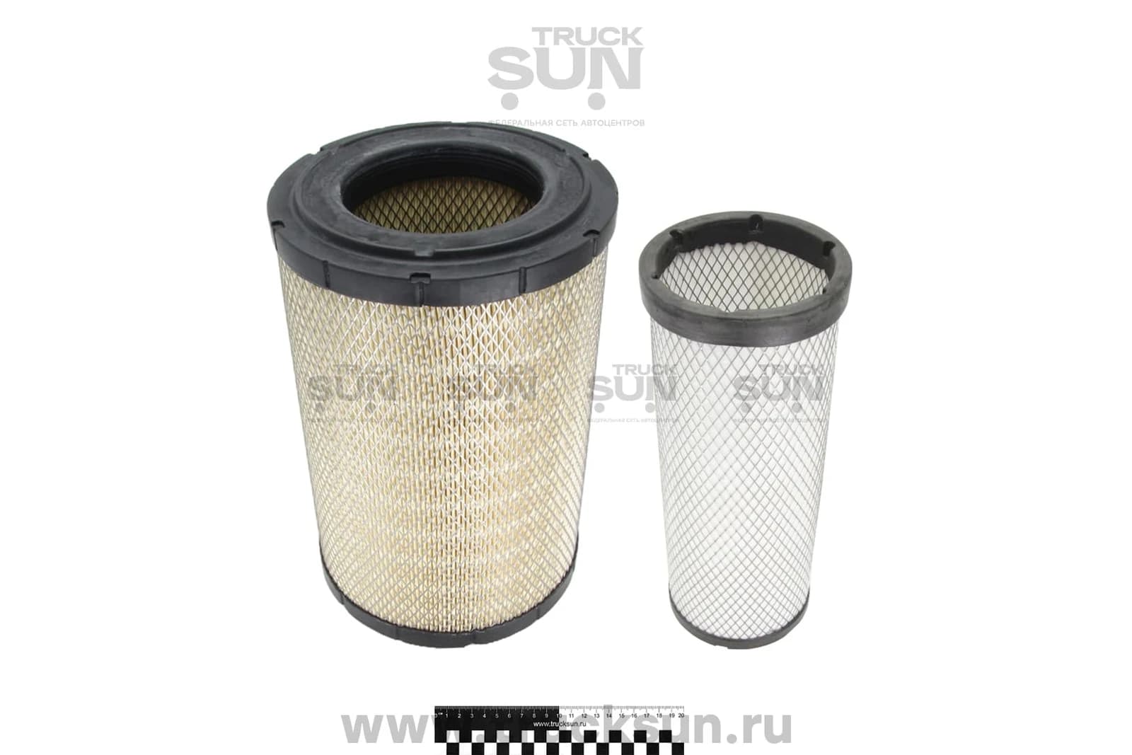 Фильтр воздушный 4HK1TCS FSR90/FVR34 Евро5/ISUZU FORWARD внутр + наруж