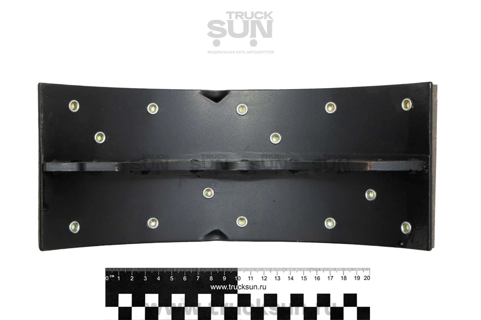 Колодка тормозная 110mm FR/RR HD78/FUSO CANTER RUS, изображение 2 из 3