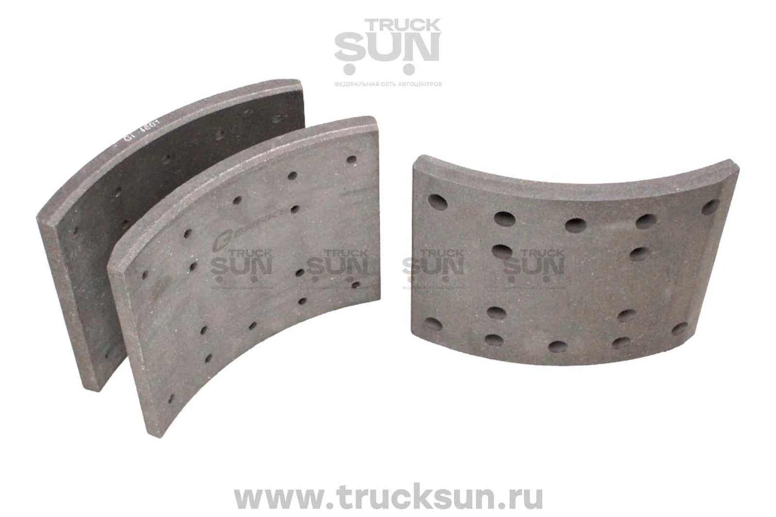 Накладка тормозная FR FVR34/CYZ51/CYZ52 к-т на ось, изображение 1 из 2