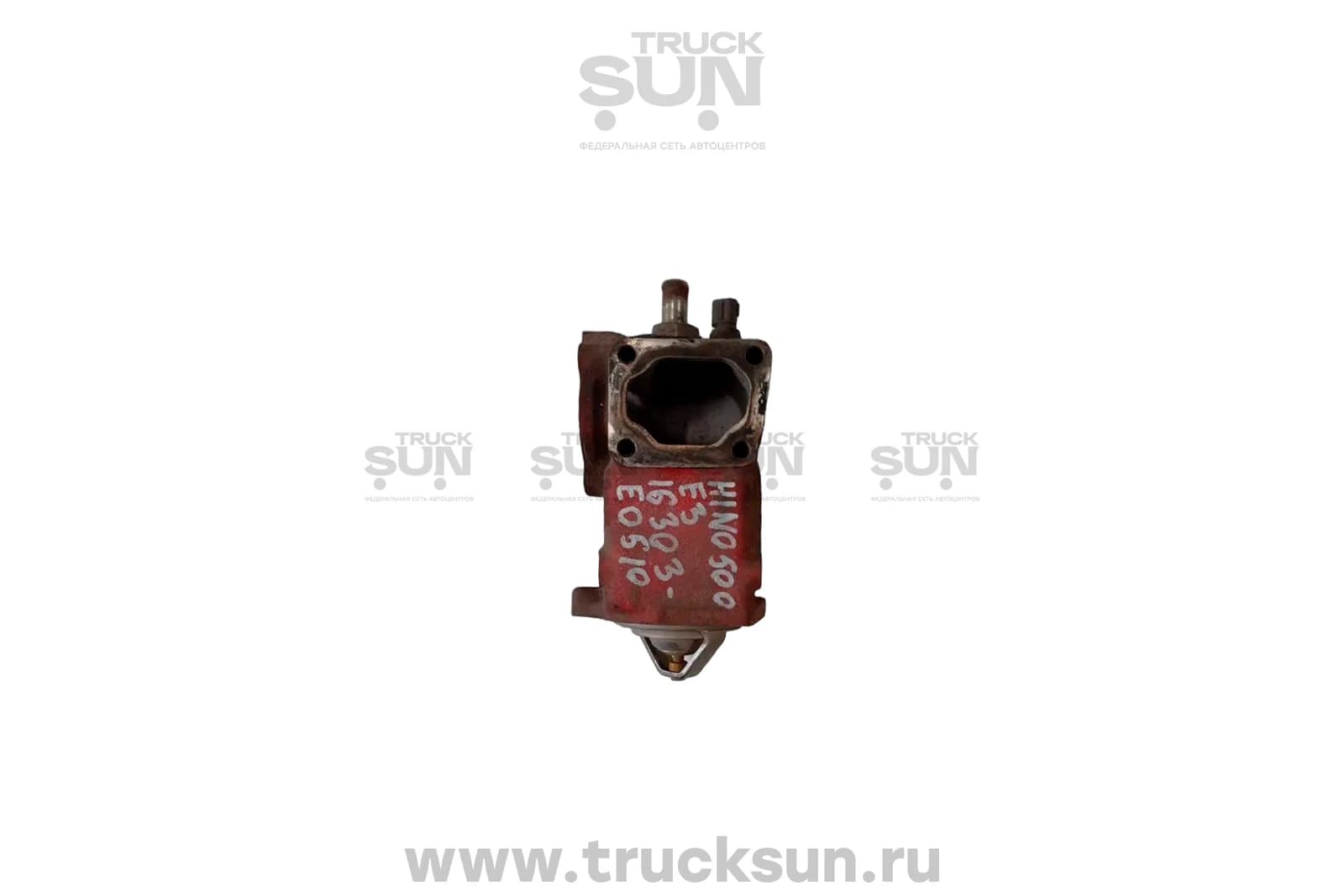 Корпус термостата J08E HINO500 Евро3 Б/У, изображение 3 из 3