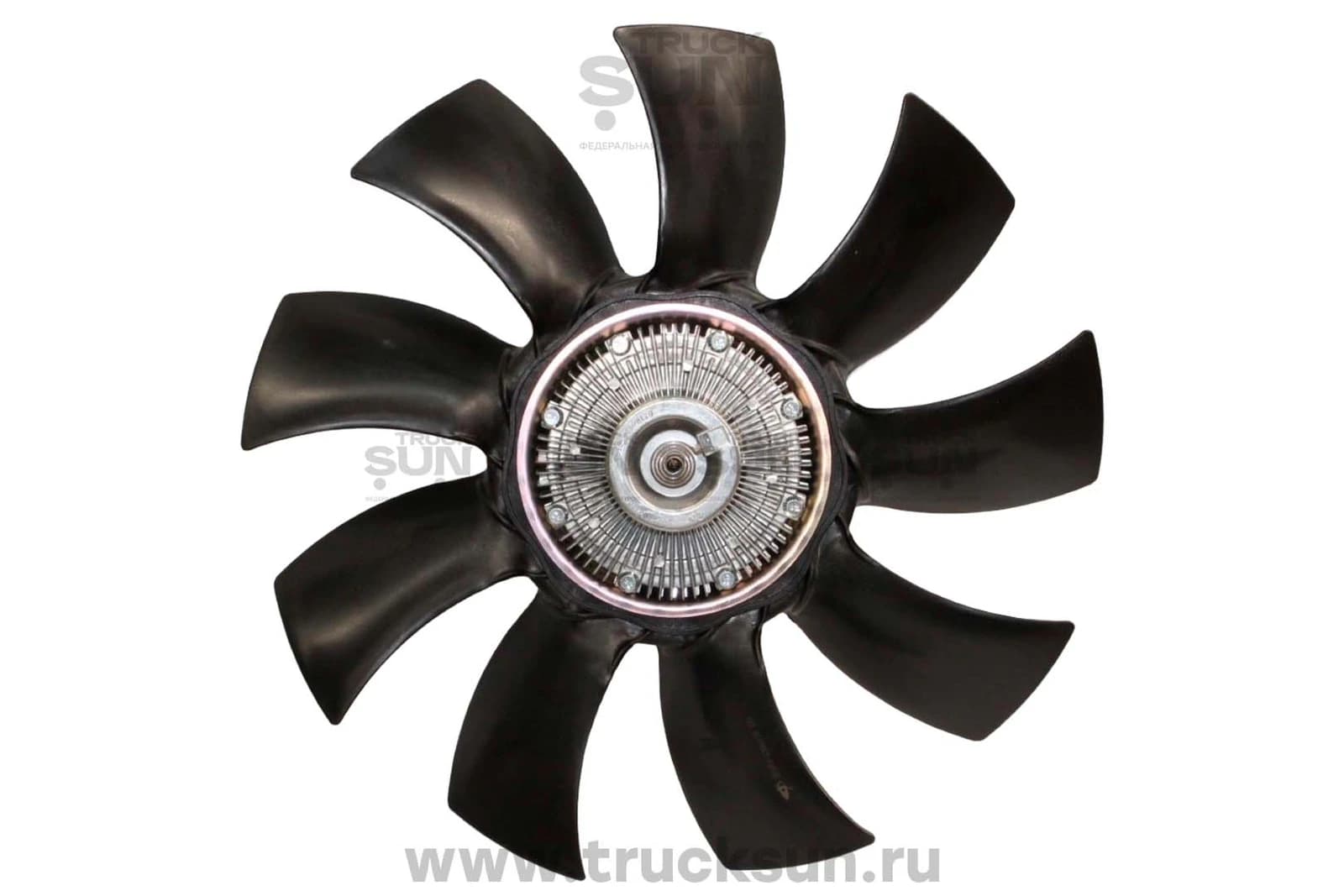 Муфта вентилятора с крыльчаткой камаз компас 9/12 YUCHAI, изображение 1 из 2