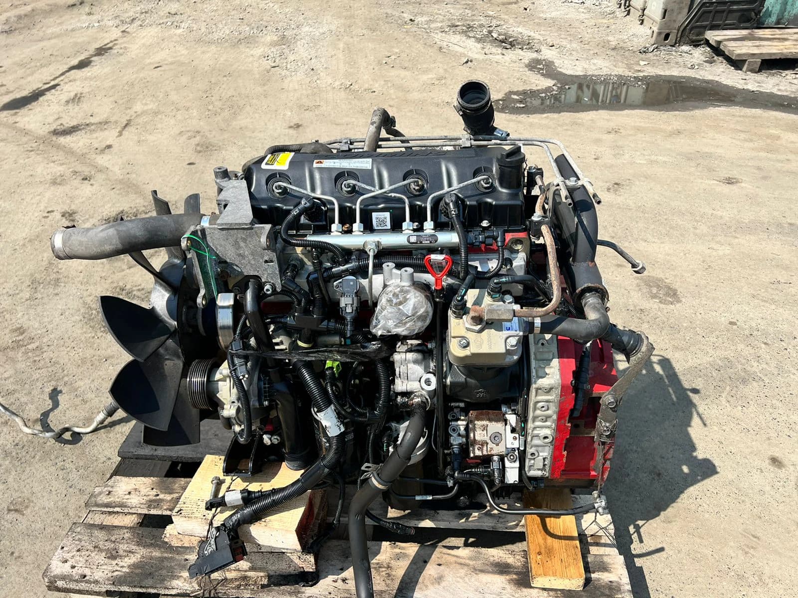 Двигатель ISF3.8 JAC N75/80/90 ЕВРО5 в сборе б/у, изображение 4 из 5