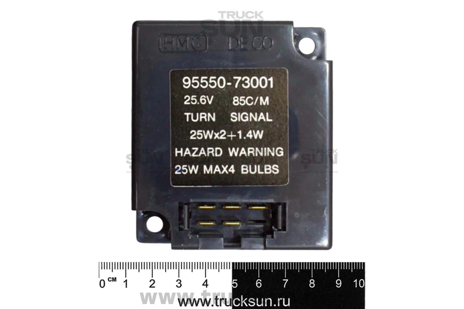Реле поворотов HD72/78/120/County (95550-5Н300,95550-73001,MAA031,PXPFA031) с кронштейном. Смотри также без кронштейна, изображение 2 из 2