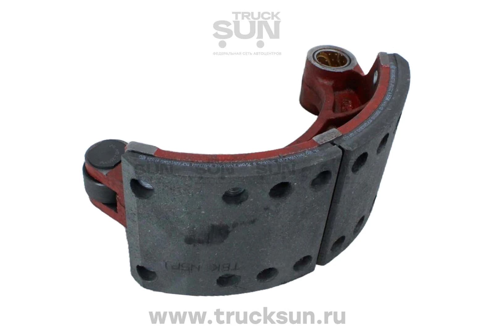 Колодка тормозная FR JAC N90/Компас 9/ ISUZU 700P НИЖНЯЯ, изображение 1 из 3