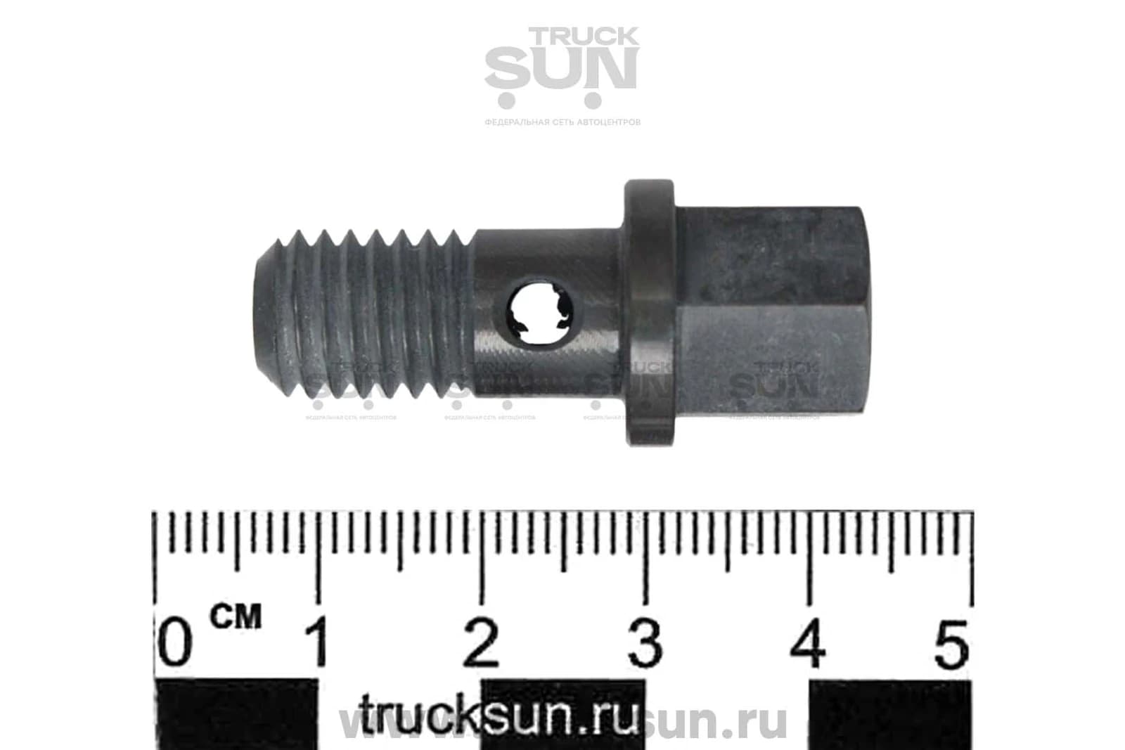 Болт трубки обратки под слив 4HK1 NQR75/90, изображение 2 из 2