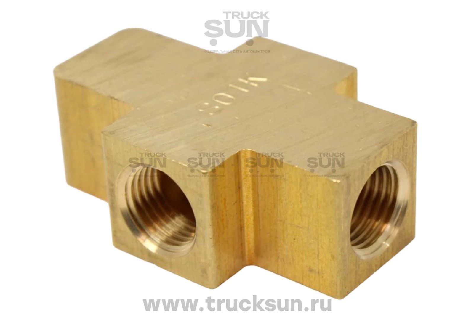 Штуцер тормозной системы NQR 71/75 тройник, изображение 1 из 2