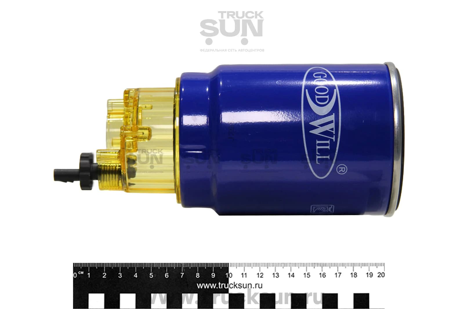 Фильтр топливный NLR/NMR85/NPR75 груб. с колбой, изображение 3 из 5