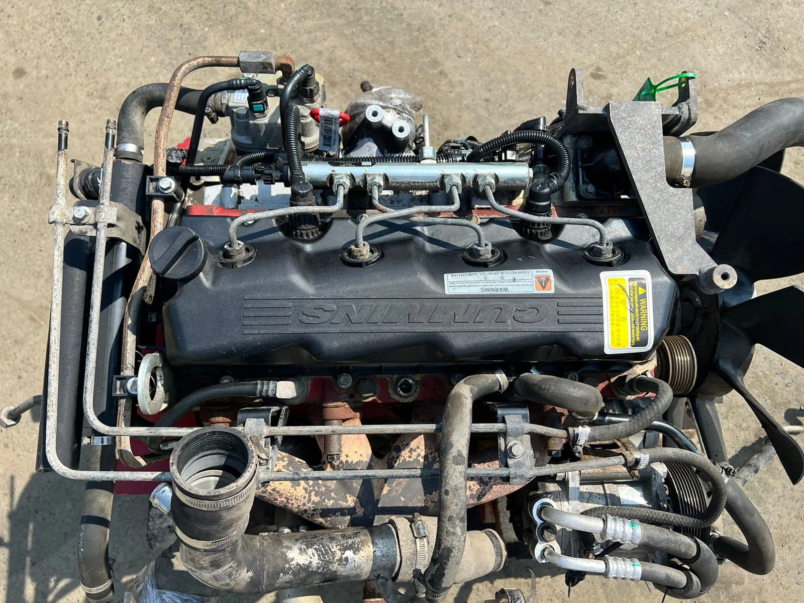 Двигатель ISF3.8 JAC N75/80/90 ЕВРО5 в сборе б/у, изображение 5 из 5