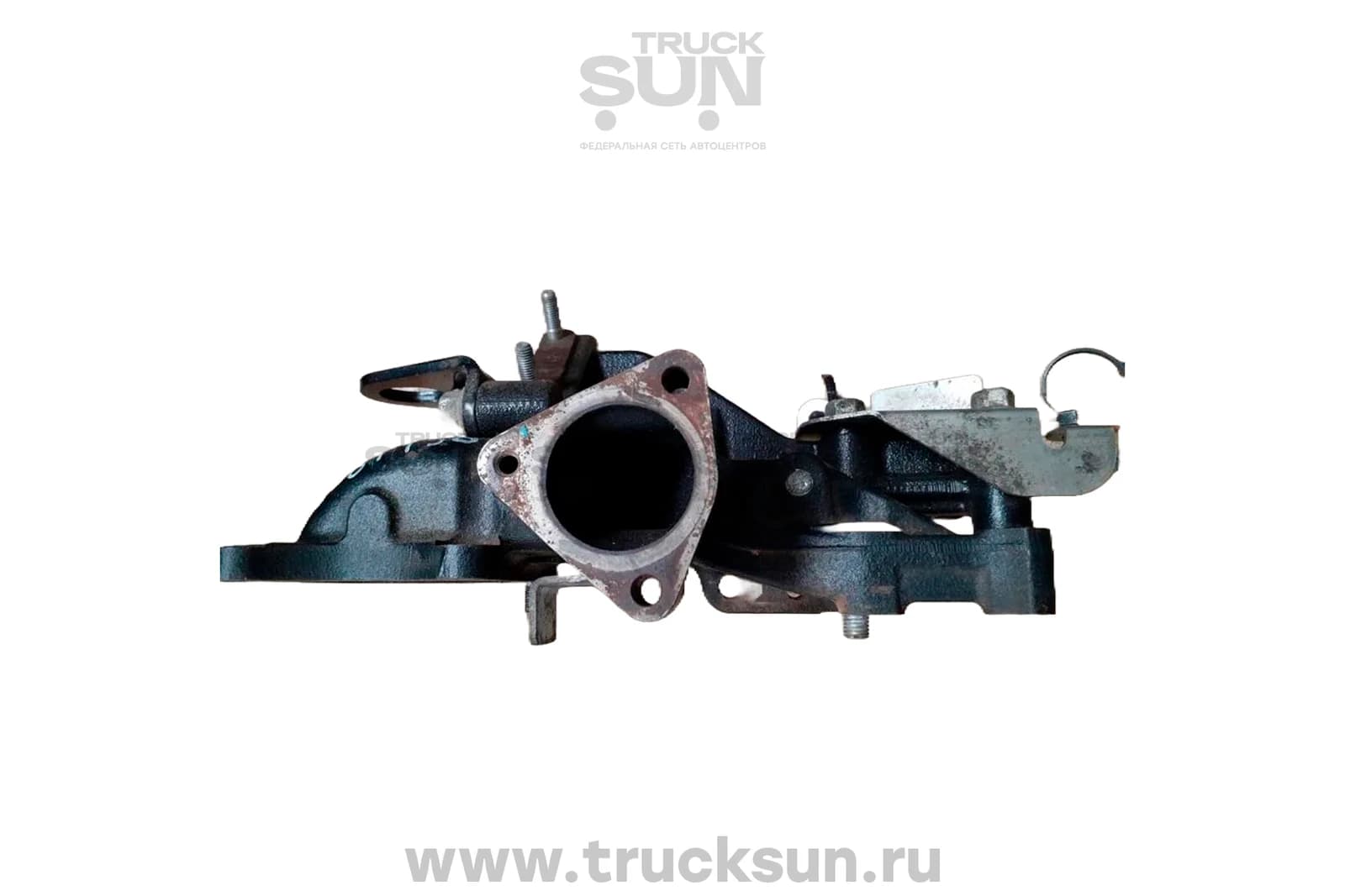 Патрубок теплообменника клапана EGR 4HK1T NPR75/NQR90/FSR евро4 (8981156651) (А) левый Б/У, изображение 2 из 3