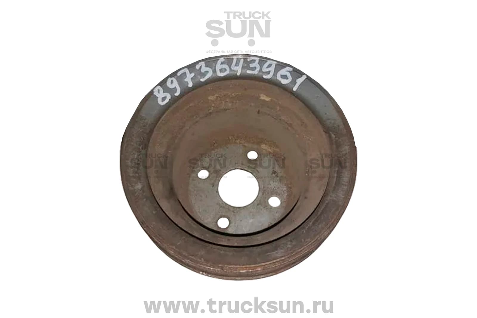 Шкив коленчатова вала 4HK1 NQR75 Б/У, изображение 1 из 2