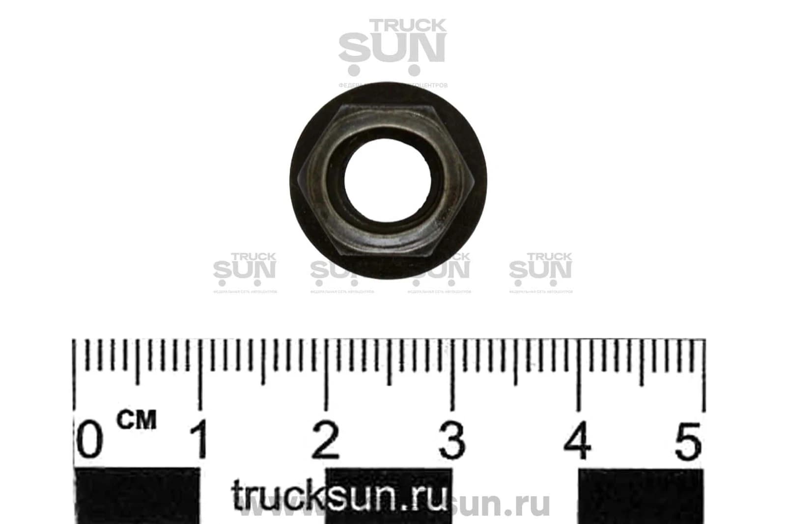 Гайка шпильки турбокомпрессора 4HK1 NPR75, изображение 2 из 2