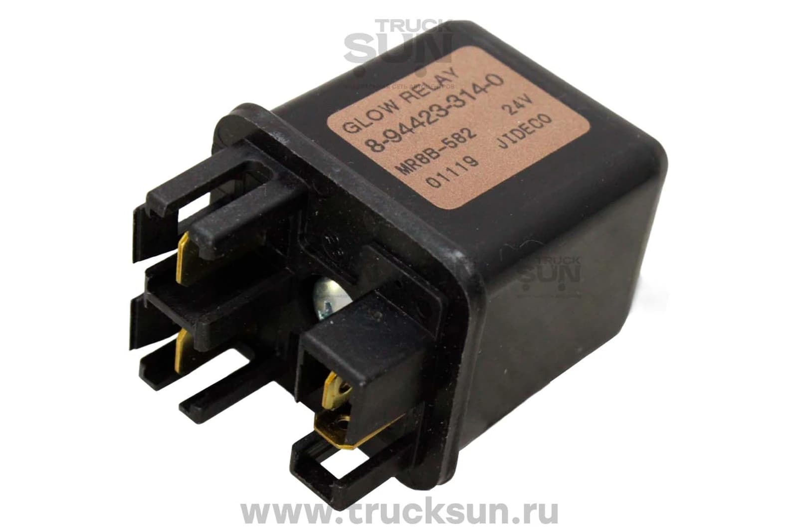 Реле FSR11 (8944233140) большое черное стартера/свечей накала, изображение 1 из 3