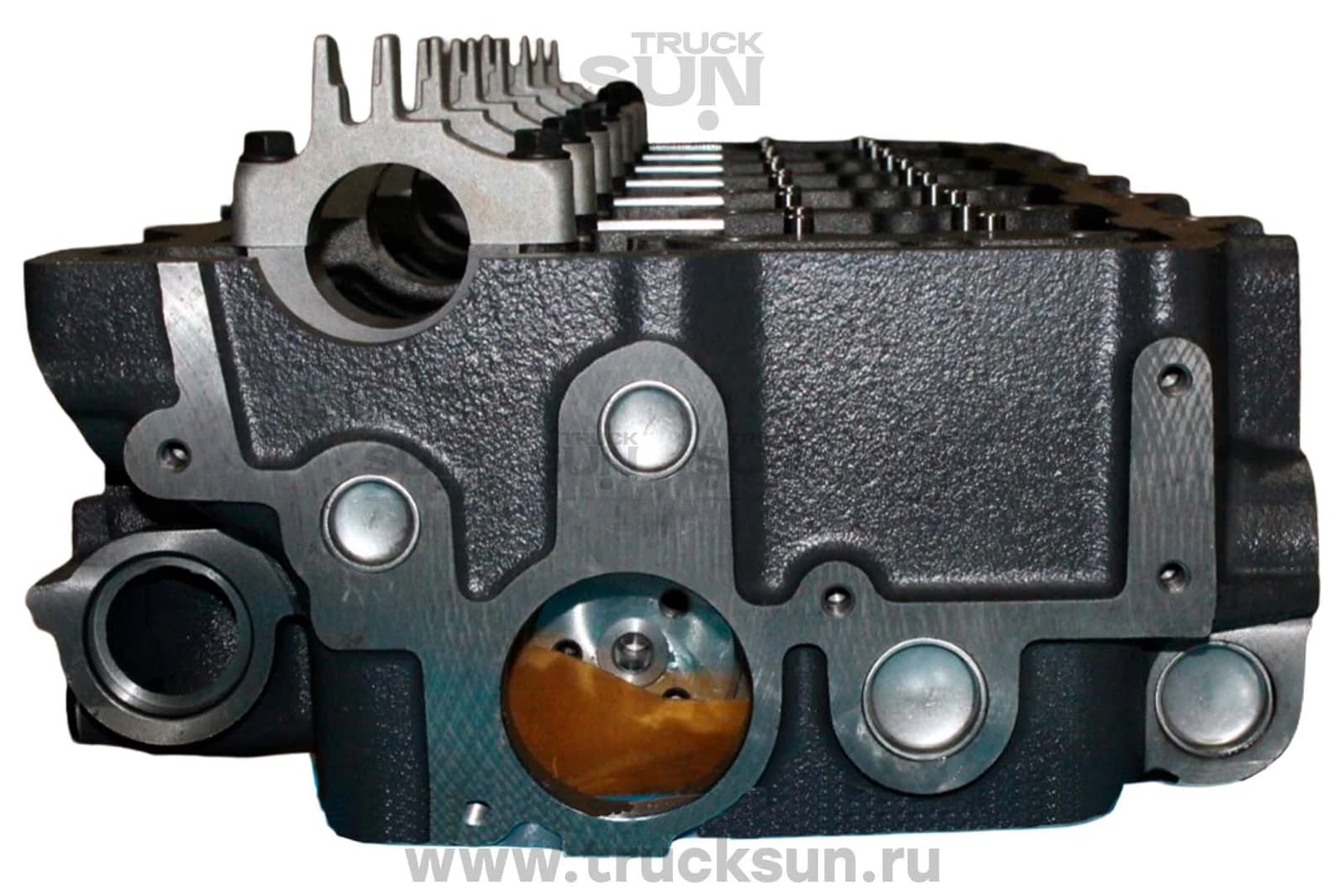 ГБЦ HOWO C7H MC13 без клапанов, изображение 2 из 4