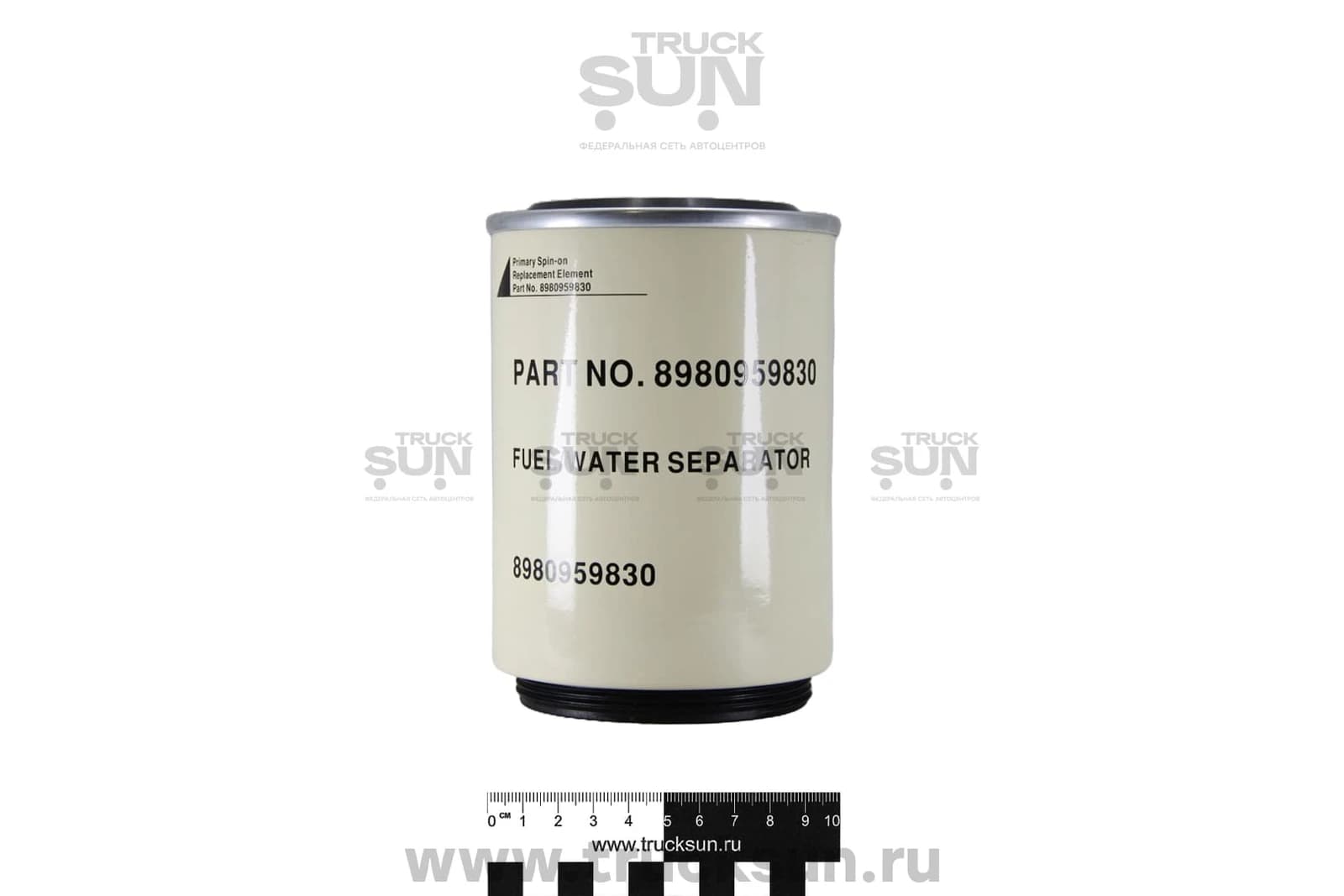 Фильтр топливный HINO500/NLR/NMR/NPR75/90 груб резьба наружняя, резинка в центре, изображение 2 из 5