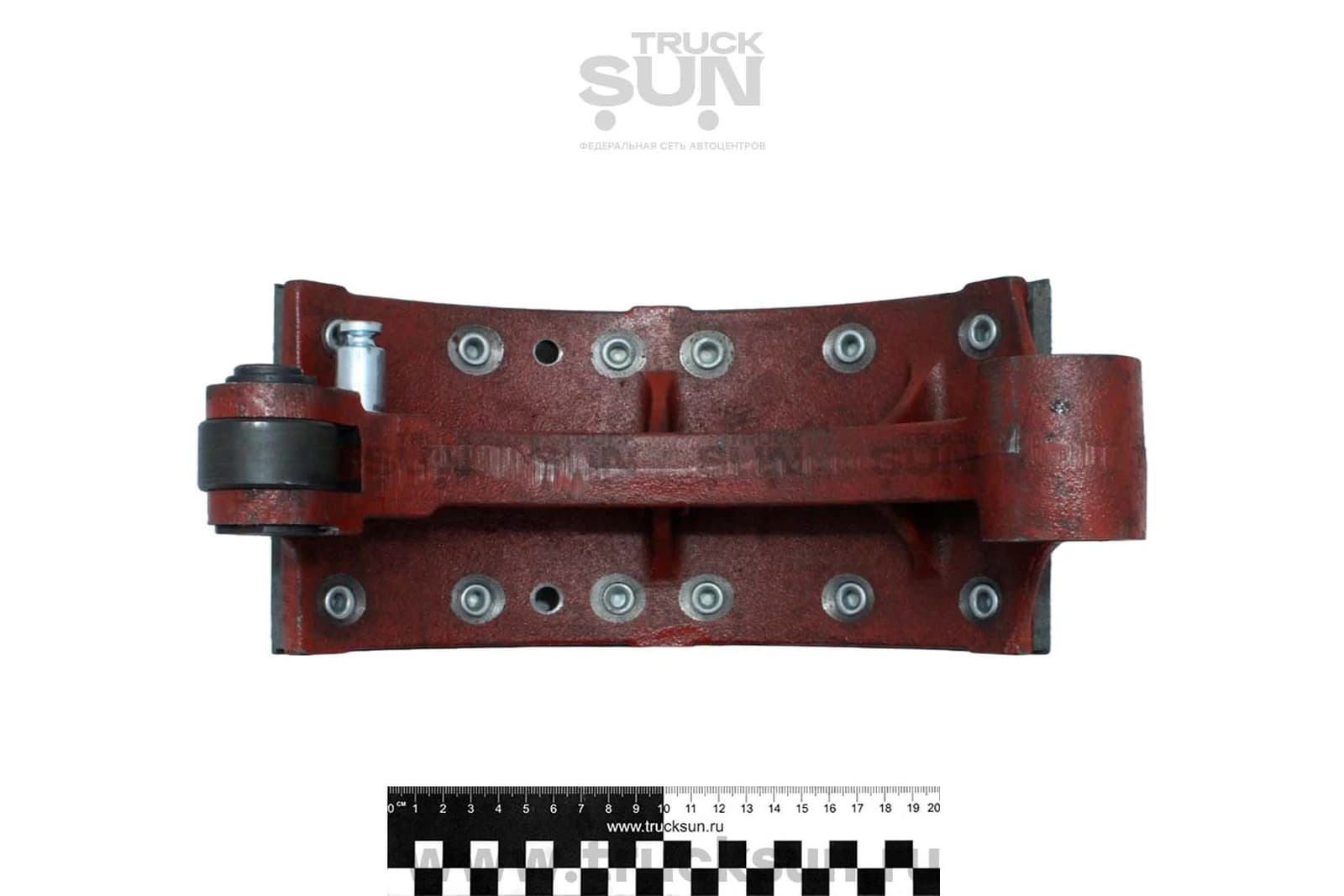 Колодка тормозная FR JAC N90/Компас 9/ ISUZU 700P НИЖНЯЯ, изображение 2 из 3