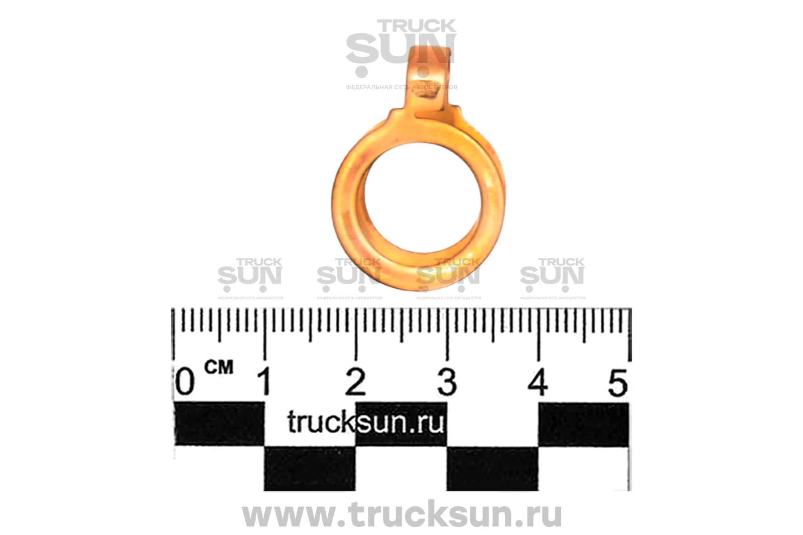 Прокладка маслоподводящей трубки турбины 6HK1 ISUZU., изображение 2 из 2